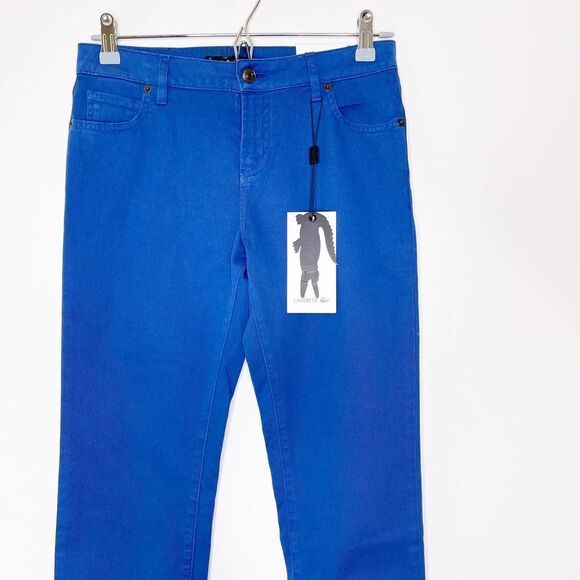 LACOSTE Blue Slim Skinny Jeans - Picture 2 of 9